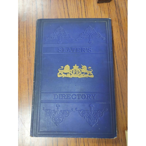 200 - SLATER ISAAC.  Slater's Directory of Macclesfield & District. Adverts. Royal 8vo. Orig. blue clo... 