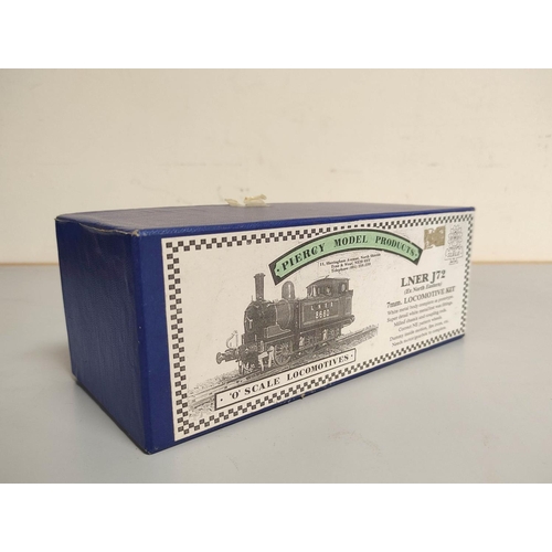 70 - Boxed kit built 0 gauge model of a BR 68677 J72 0-6-0 locomotive by Piercy Model Products PMP 871 an... 