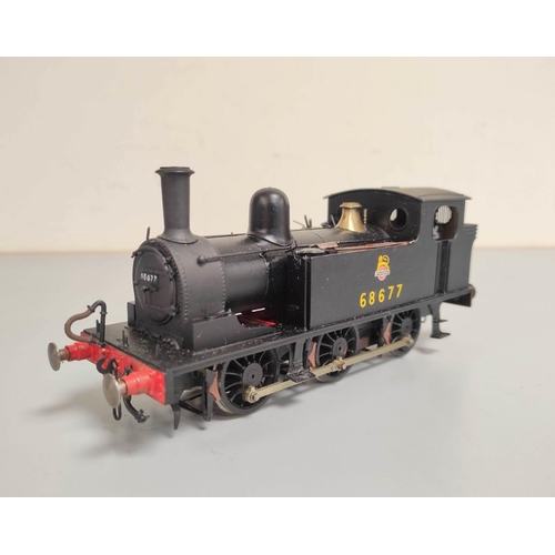 70 - Boxed kit built 0 gauge model of a BR 68677 J72 0-6-0 locomotive by Piercy Model Products PMP 871 an... 