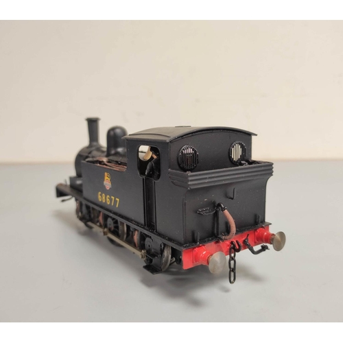 70 - Boxed kit built 0 gauge model of a BR 68677 J72 0-6-0 locomotive by Piercy Model Products PMP 871 an... 