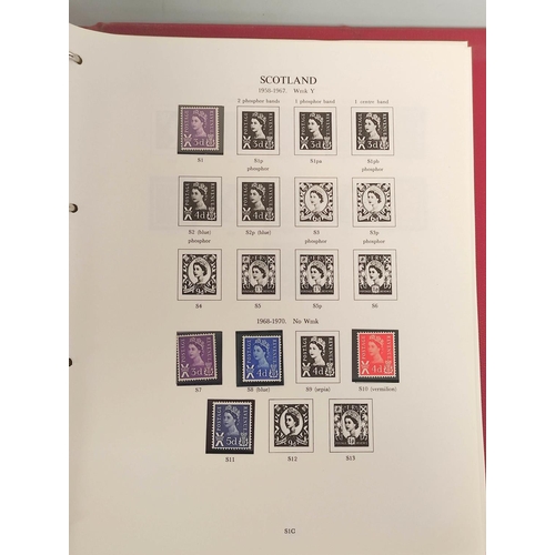 189 - Great Britain. Folder containing British & regional issues to include a 1934 halfcrown stamp, ea... 