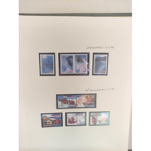 190 - Two folders containing stamps and first day covers relating to the Australian Antarctic Territory &a... 