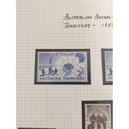 190 - Two folders containing stamps and first day covers relating to the Australian Antarctic Territory &a... 