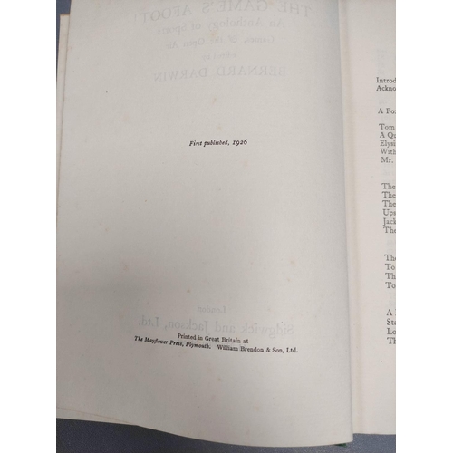 212 - Golf. Box containing a quantity of early 20th century golf books to include Bernard Darwin The Game'... 