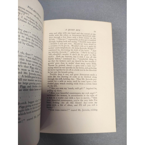 212 - Golf. Box containing a quantity of early 20th century golf books to include Bernard Darwin The Game'... 