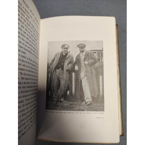 212 - Golf. Box containing a quantity of early 20th century golf books to include Bernard Darwin The Game'... 