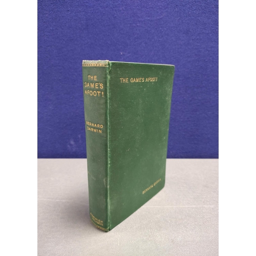 212 - Golf. Box containing a quantity of early 20th century golf books to include Bernard Darwin The Game'... 