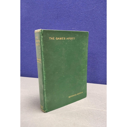 212 - Golf. Box containing a quantity of early 20th century golf books to include Bernard Darwin The Game'... 