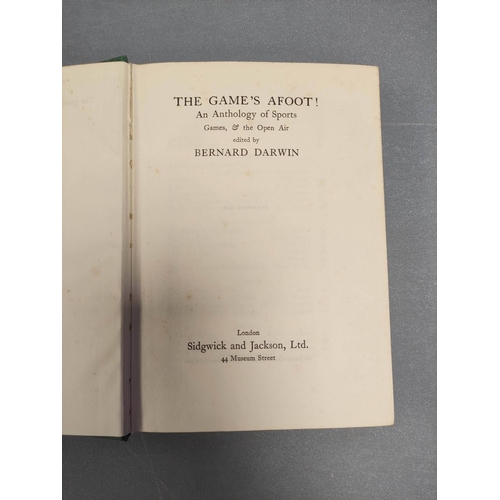 212 - Golf. Box containing a quantity of early 20th century golf books to include Bernard Darwin The Game'... 