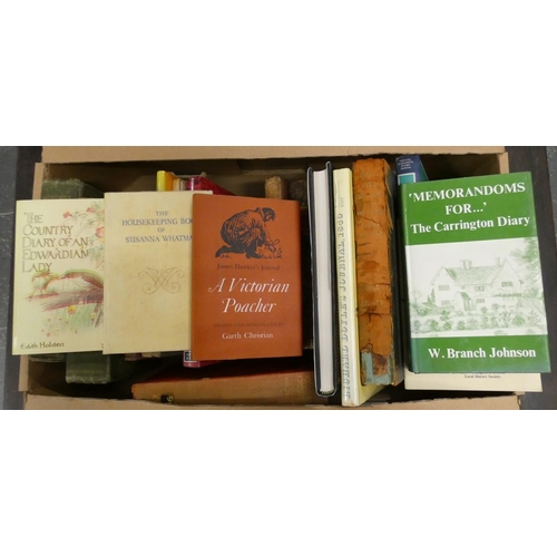 23 - Journals, Diaries, Travels, etc.  A carton of books & softback publications.... 