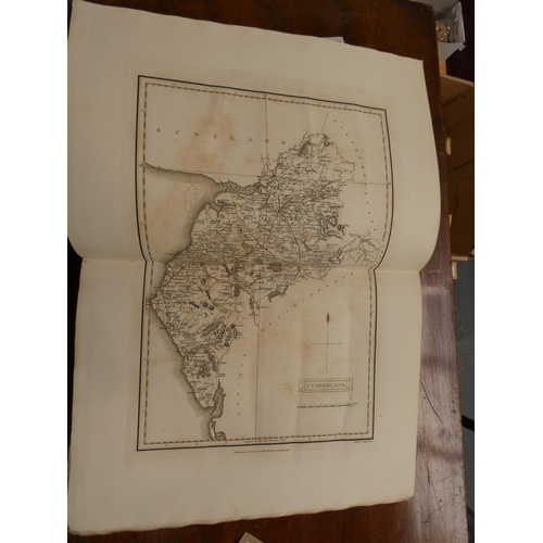 43 - LYSONS D. & S.  Magna Britannia, vol. 4 re. Cumberland. Fldg. & other eng. map, pl... 
