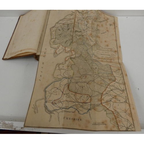 51 - HOUSMAN JOHN.  A Topographical Description of Cumberland, Westmoreland, Lancashire & a... 