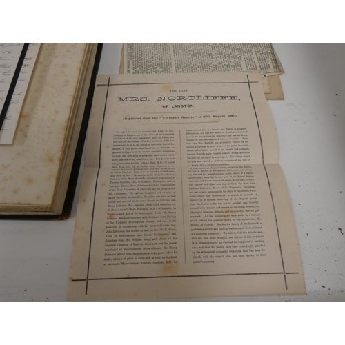 67 - Some Account of the Family of Robinson of the White House, Appleby.  Frontis & fldg. p... 