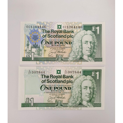 138 - Banknotes. Collection of pristine British banknotes to include regional issues comprising of a 1940s... 