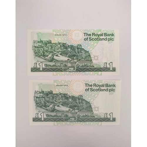 138 - Banknotes. Collection of pristine British banknotes to include regional issues comprising of a 1940s... 