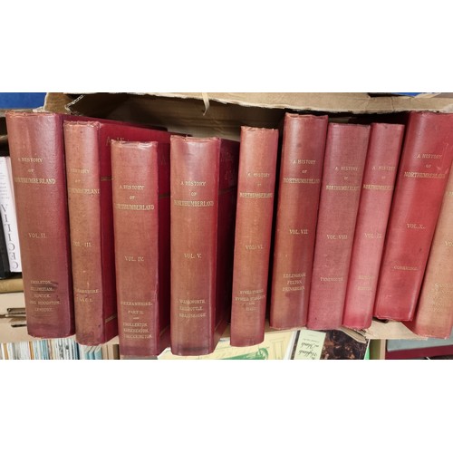 174 - NORTHUMBERLAND COUNTY HISTORY COMMITTEE.&nbsp;&nbsp;A History of Northumberland. 15 vols. Illus. Qua... 