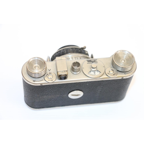 86 - Vintage Wirgin camera with F Deckel lens.