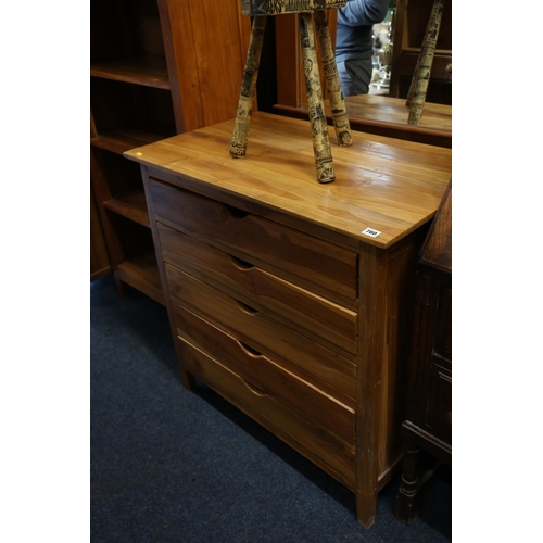 760 - Modern five drawer chest.