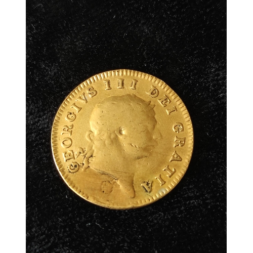 103 - United Kingdom. George III 1804 gold half guinea. AV