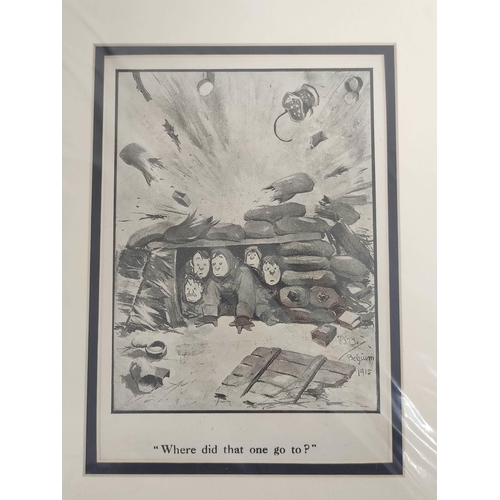 158 - WW1. Bruce Bairnsfather (1887-1959). Original 1915 print entitled 