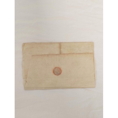 180 - Great Britain. Penny Black plate 5 postage stamp, plate letters M.J, with applied black postmark. Al... 