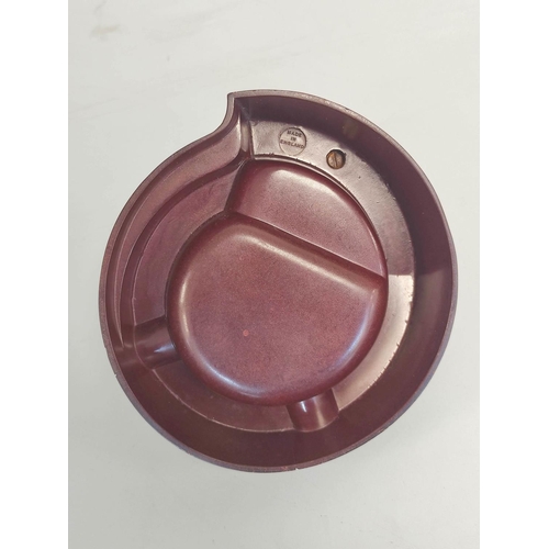 219 - Vintage Michelin England bakelite ashtray. Height 13cm