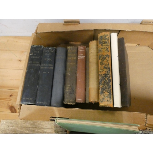 279 - Local History, Miscellaneous Biography, etc.  A carton of various vols.