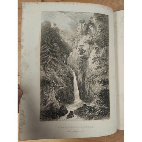 75 - MARTINEAU HARRIET.  A Description of the English Lakes. Litho frontis, 5 eng. plates, text... 