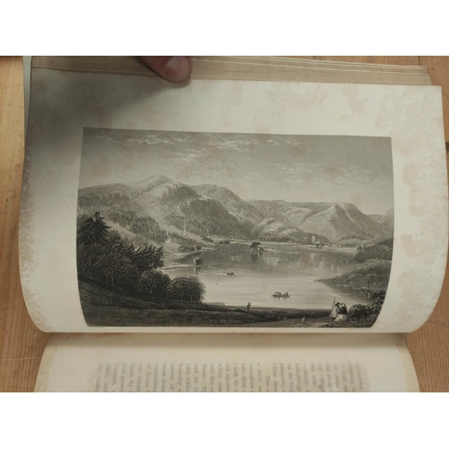 75 - MARTINEAU HARRIET.  A Description of the English Lakes. Litho frontis, 5 eng. plates, text... 