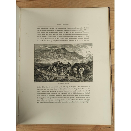 75 - MARTINEAU HARRIET.  A Description of the English Lakes. Litho frontis, 5 eng. plates, text... 