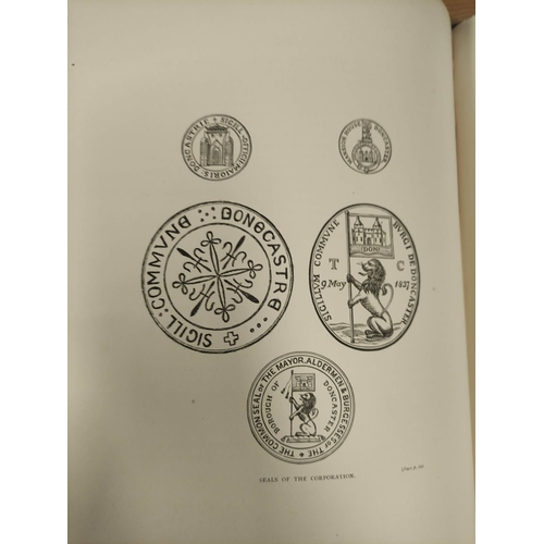 76 - TOMLINSON JOHN.  Doncaster from the Roman Occupation to the Present Time. Plates. Large qu... 