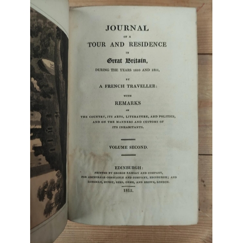 78 - (SIMOND LOUIS).  Journal of a Tour & Residence in Great Britain During the Years 1810 ... 