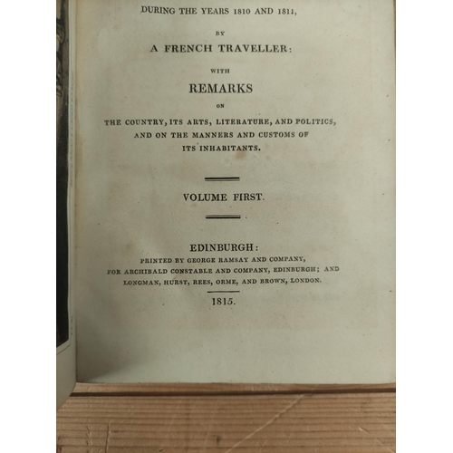 78 - (SIMOND LOUIS).  Journal of a Tour & Residence in Great Britain During the Years 1810 ... 