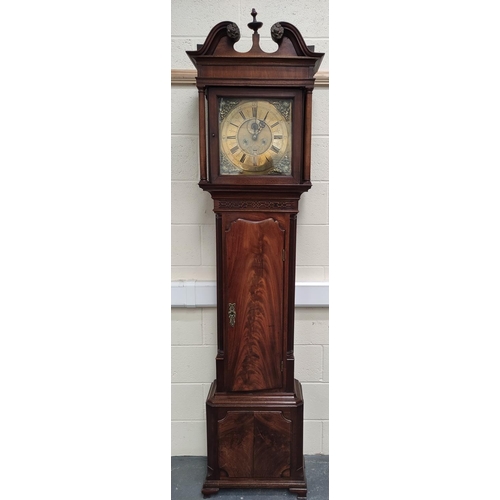 169 - Eight day long case clock by Waddington 'de Chorley' the 12¾