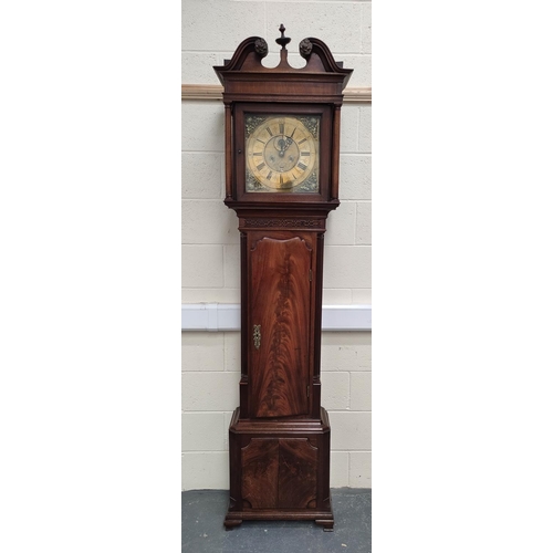 169 - Eight day long case clock by Waddington 'de Chorley' the 12¾