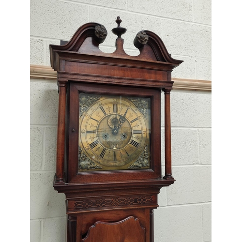 169 - Eight day long case clock by Waddington 'de Chorley' the 12¾