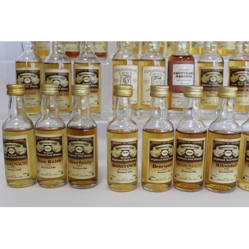 176 - Collection of thirty four Gordon & Macphail Connoisseur Choice Scotch Whisky miniatures.  (... 