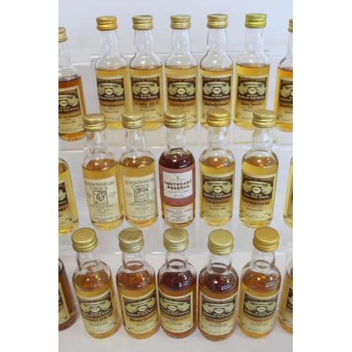 176 - Collection of thirty four Gordon & Macphail Connoisseur Choice Scotch Whisky miniatures.  (... 