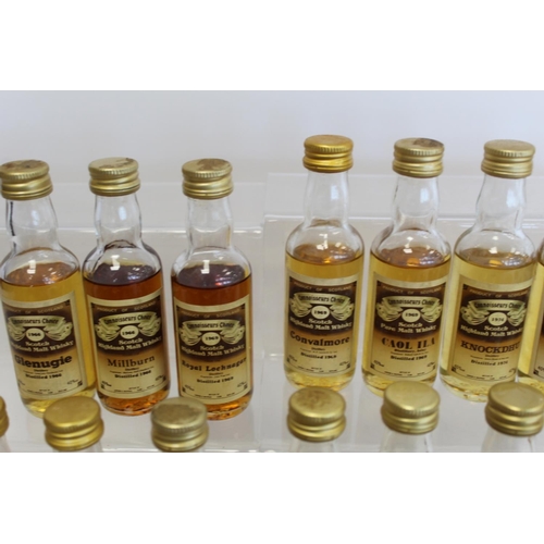 176 - Collection of thirty four Gordon & Macphail Connoisseur Choice Scotch Whisky miniatures.  (... 