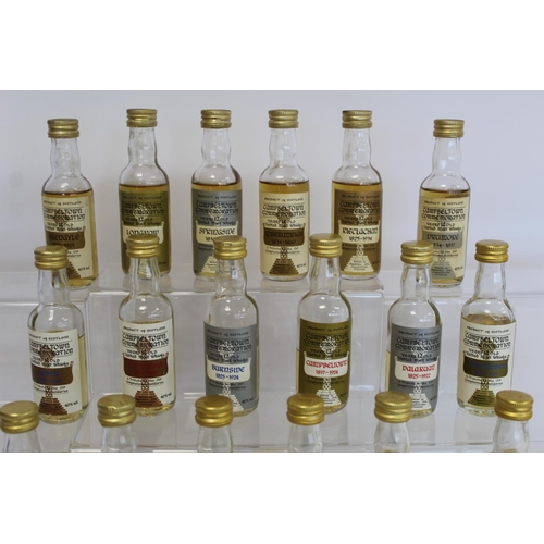 178 - Collection of eighteen Campbeltown Commemoration Malt Whisky miniatures (each 5cl but several with l... 