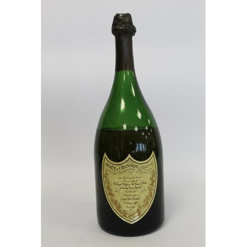 187 - Vintage wine: Charles & Diana (Prince and Princess of Wales), a magnum of Moet & Chandon Cha... 