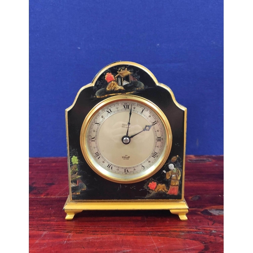 167B - Two early 20th century mantel clocks to include a French Edwardian striking clock of lancet form wit... 