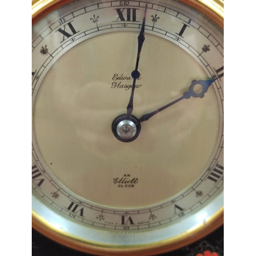 167B - Two early 20th century mantel clocks to include a French Edwardian striking clock of lancet form wit... 