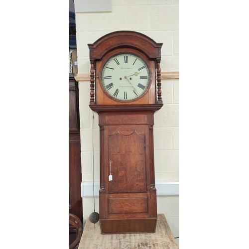 168 - Early 19th century trunk dial clock with 16