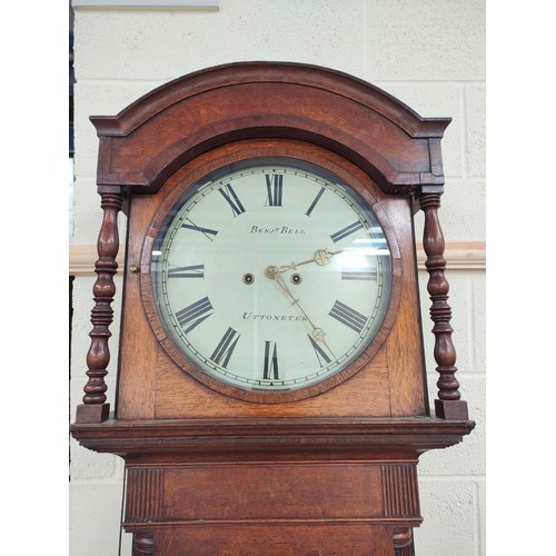 168 - Early 19th century trunk dial clock with 16