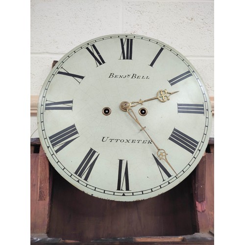 168 - Early 19th century trunk dial clock with 16