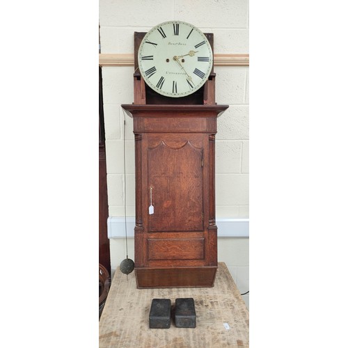 168 - Early 19th century trunk dial clock with 16