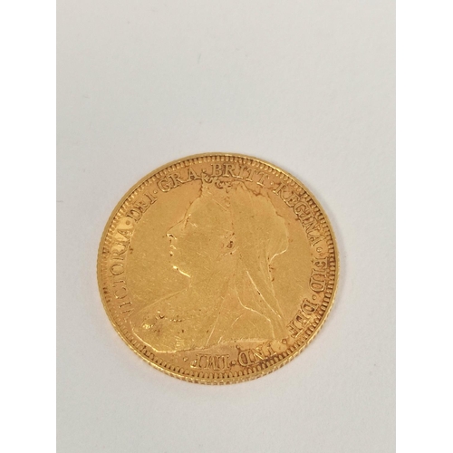 96 - United Kingdom. Victoria 1893 22ct gold full sovereign.