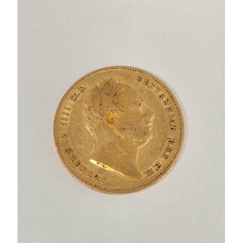 104 - United Kingdom. William IV 1832 22ct gold full sovereign.