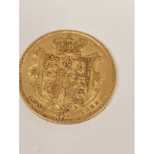 104 - United Kingdom. William IV 1832 22ct gold full sovereign.